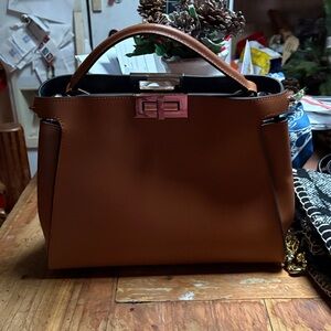 Brown Top-Handle Women’s Satchel